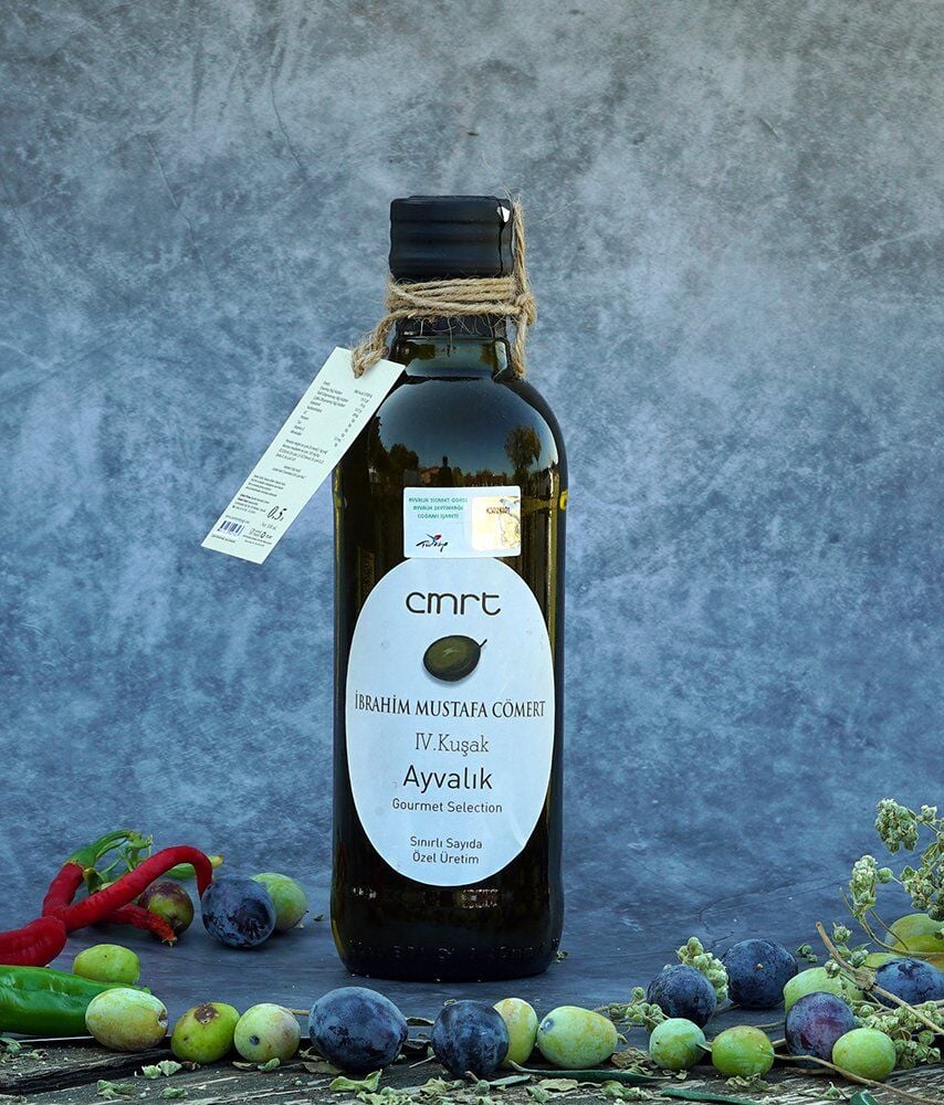 2025 Üretimi- Gourmet Selection Soğuk Sıkım 0.5lt taş ezim italyan şişe zeytin dostu kalite ödülü