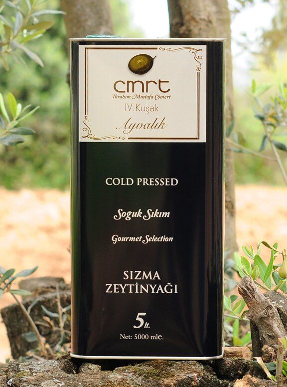 5lt  Soğuk Sıkım zeytin dostu kalite ödüllü taze hasat zeytinyağı