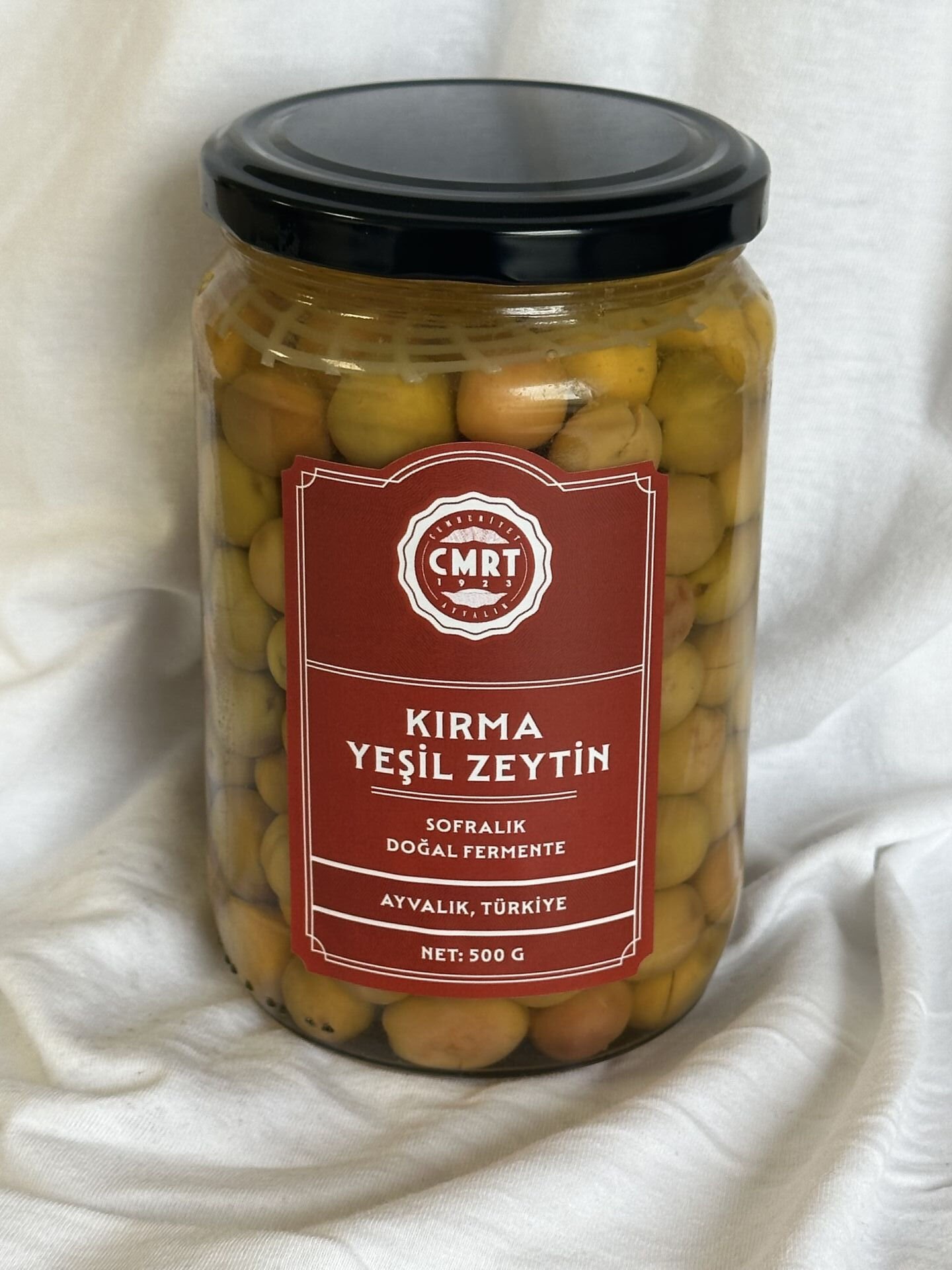 500gr Yeşil Kırma Zeytin