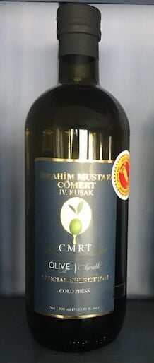 2025 Üretimi- 1lt Soğuk Sıkım Taze Hasat zeytin dostu kalite ödülü Zeytinyağı