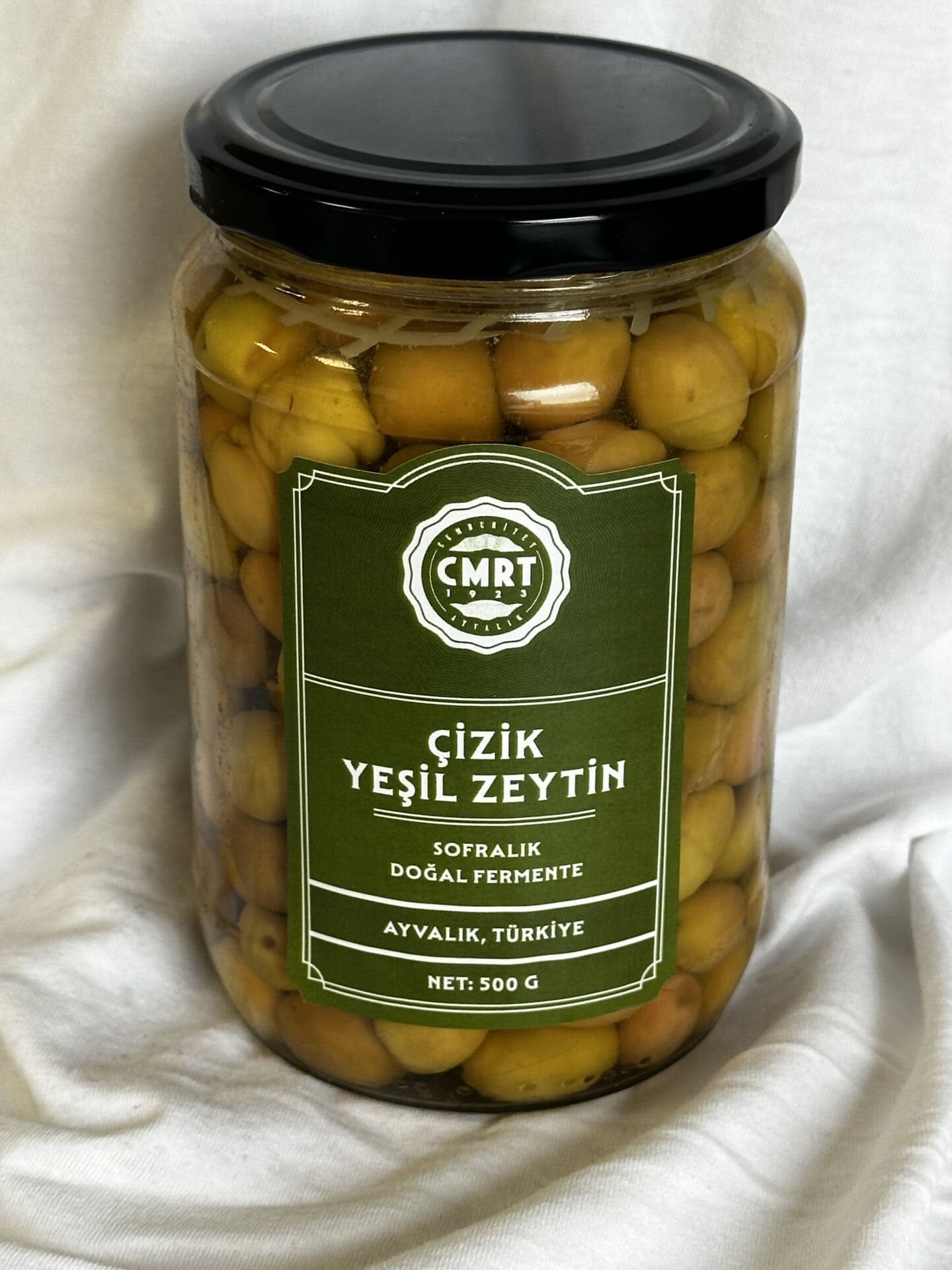 500gr Yeşil Çizik Zeytin