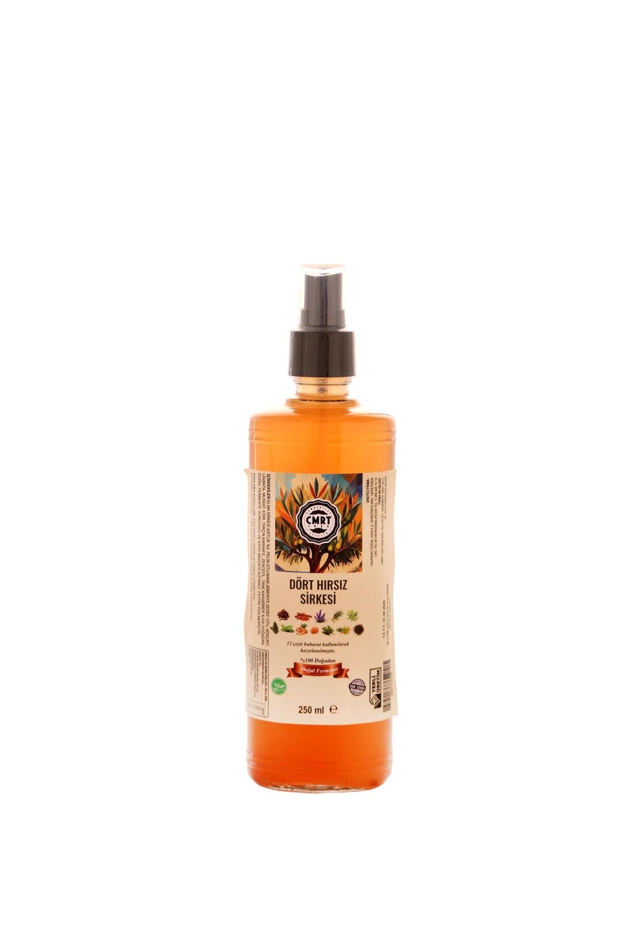 Doğal Fermente Dört Hırsız Sirkesi 250ml