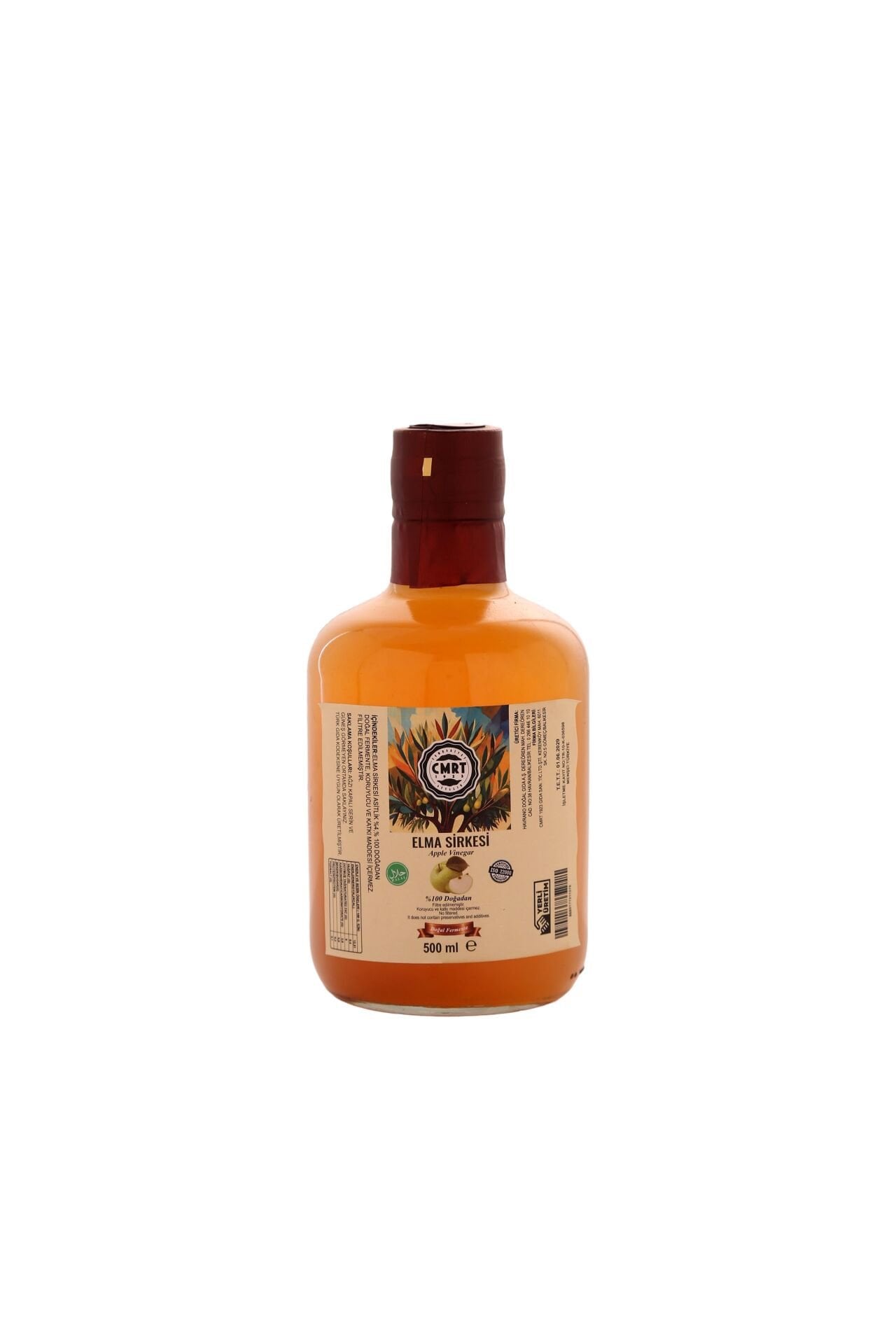Doğal Fermente Elma Sirkesi 500ml